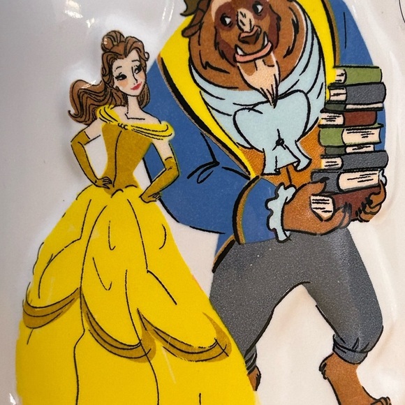 Rae Dunn Disney Collection Beauty And The Beast Handcrafted Ceramic Mug - Picture 4 of 7